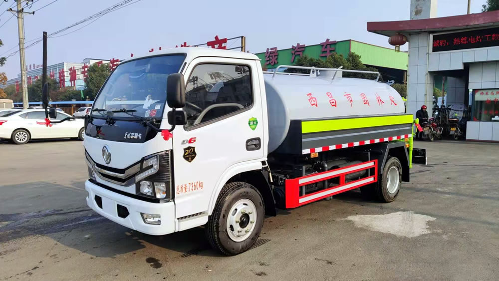 【5立方】東風多利卡D6福瑞卡F6灑水車