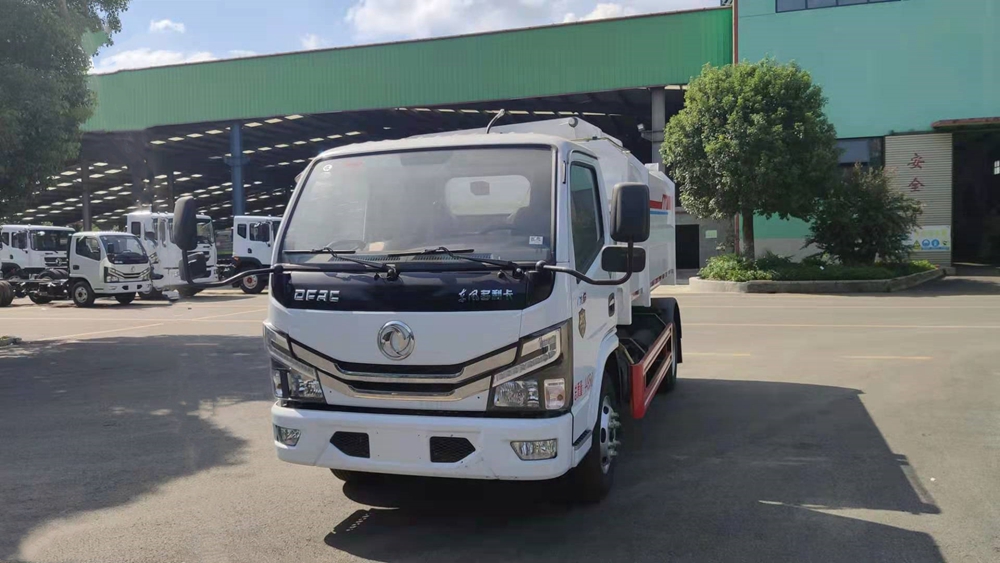 【7立方】 多利卡D6右側掛桶垃圾車