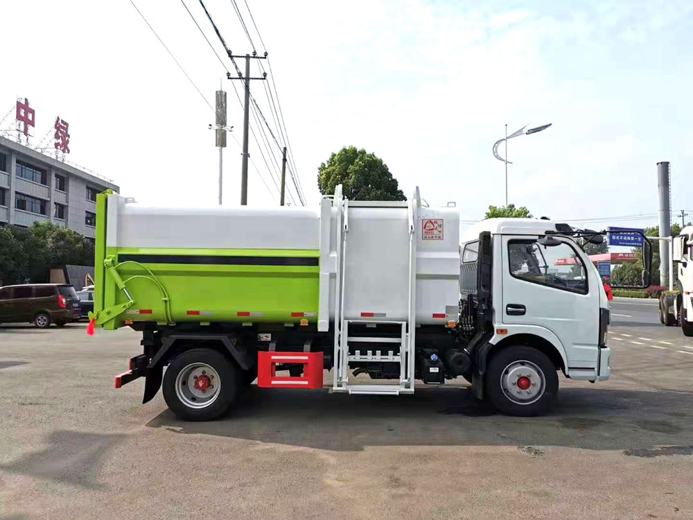 【10立方】 多利卡D7右側掛桶垃圾車