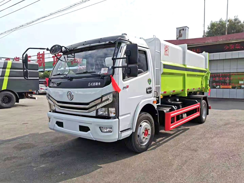 【10立方】 多利卡D7右側掛桶垃圾車