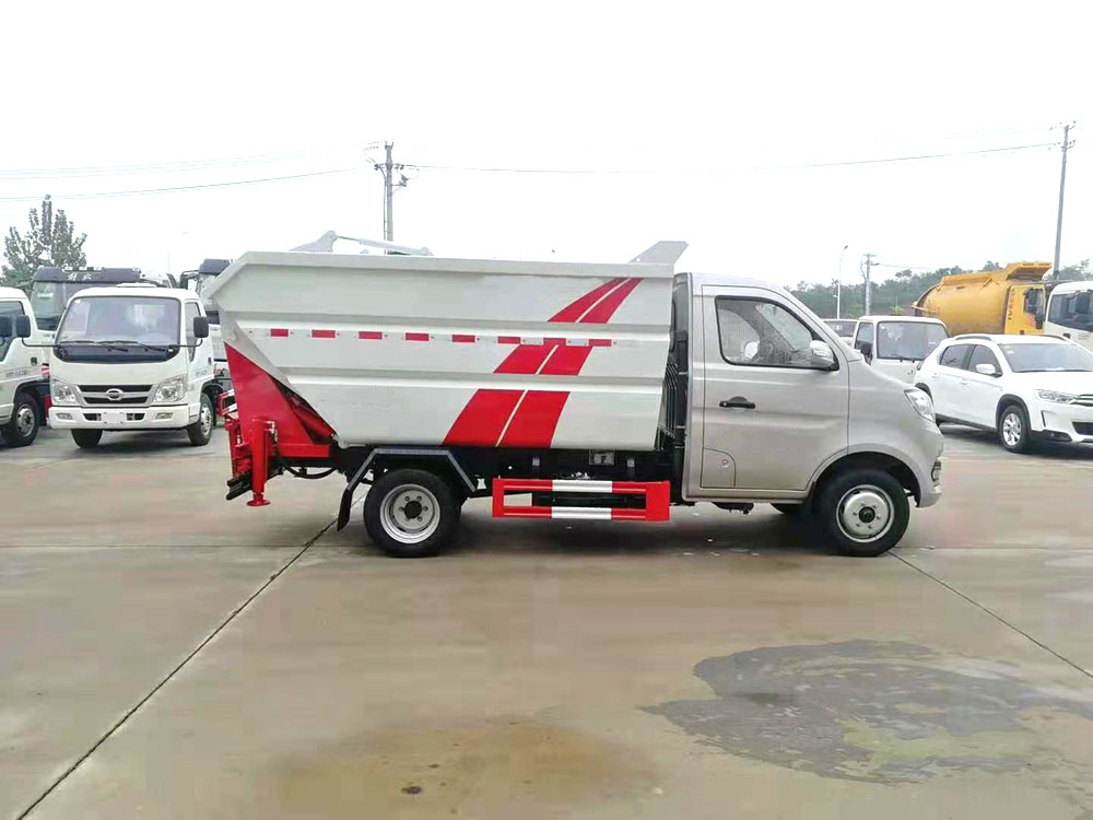 【4立方】長安汽油雙輪后裝掛桶垃圾車